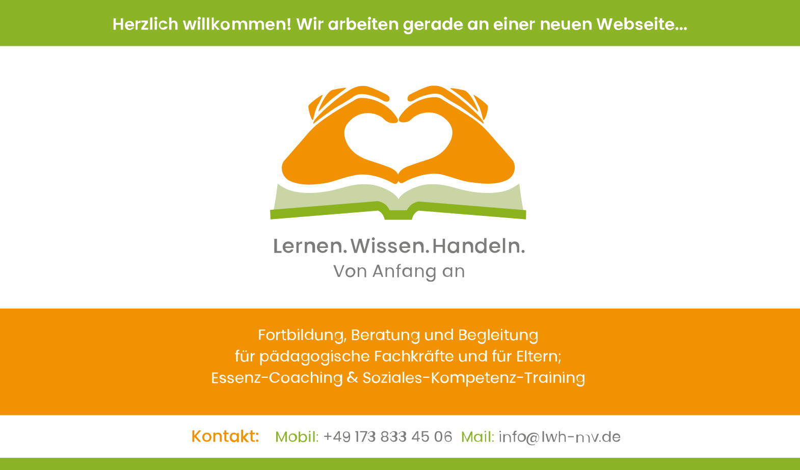 Lernen.Wissen.Handeln. – Von Anfang an